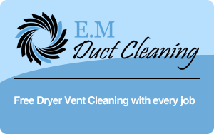 Free Dryer Vent Cleaning with every job Deals / Coupons in Chicago